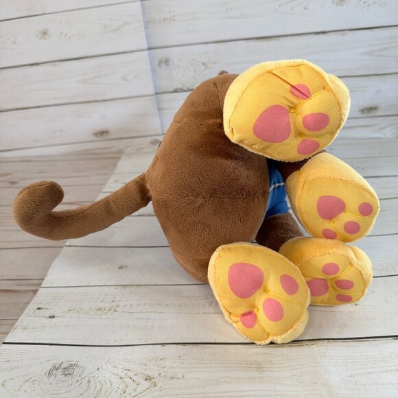 Paw Patrol Chase Plush Stuffed Animal Toy Dog 16" Brown Blue Hat Backpack Outfit - Picture 13 of 14